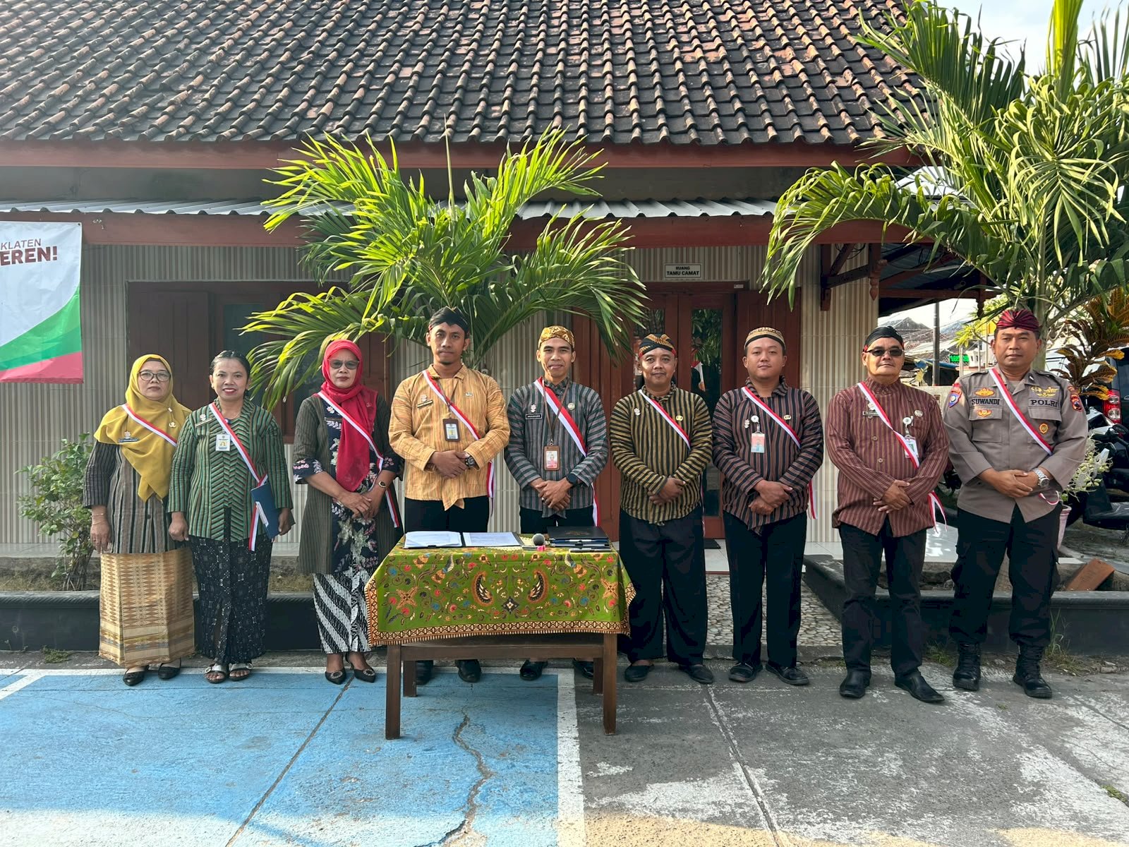Upacara Hari Jadi Kabupaten Klaten Yang ke 222 Di Kecamatan Pedan 