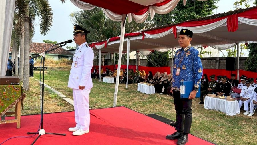 Upacara HUT RI Ke -81 Di Lapangan Gelora Pemuda Pedan 