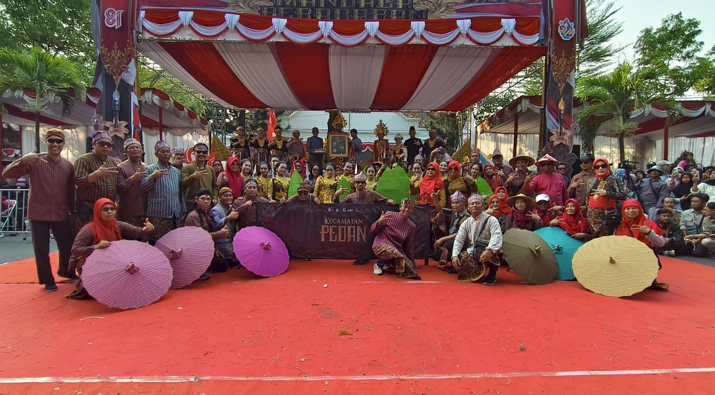 Kecamatan Pedan Mengikuti Karnaval Budaya Di Kabupaten Klaten 