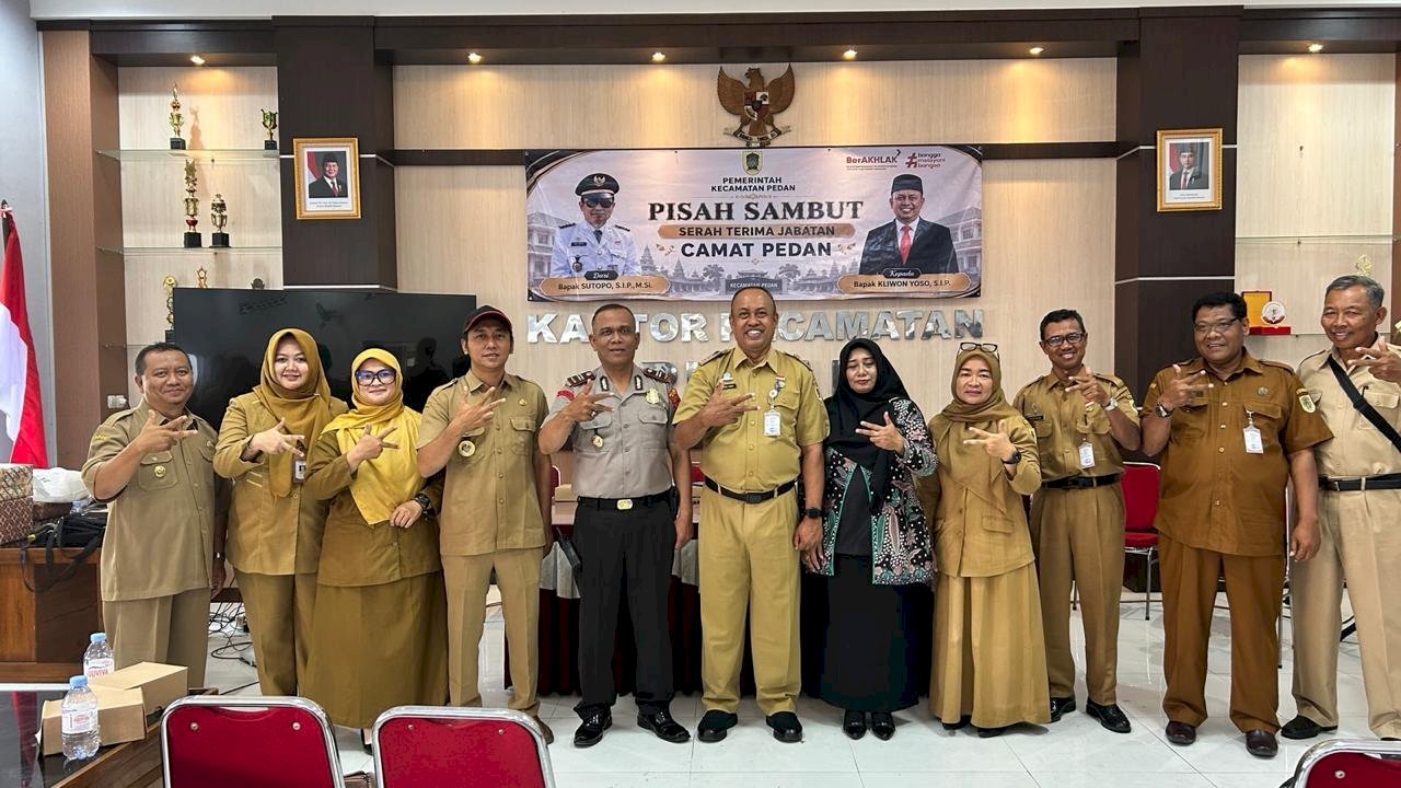 Lepas Sambut Serah Terima Jabatan Camat Pedan Di Aula Kantor Kecamatan Pedan 